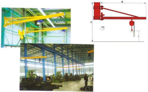 BX□-XF型系列壁柱式旋臂吊